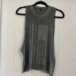 Talula grey muscle tee